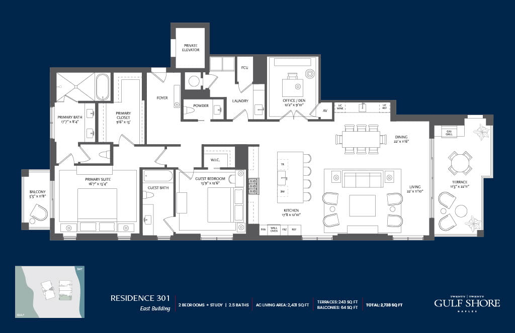 2020 Gulf Shore New Residences Floorplan